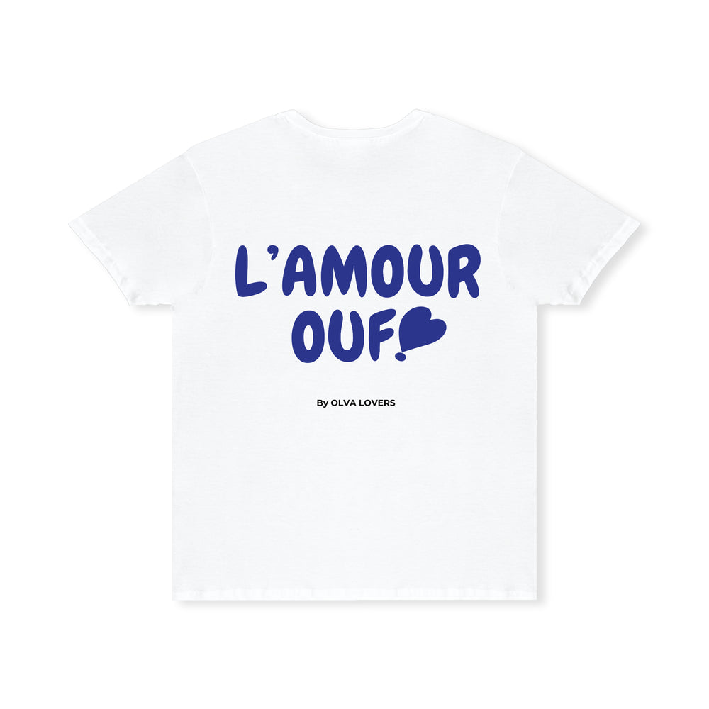 T-shirt L'AMOUR OUF bleu