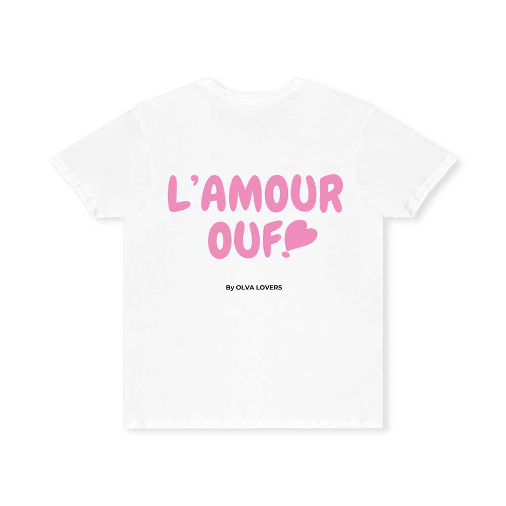 T-shirt L'AMOUR OUF rouge