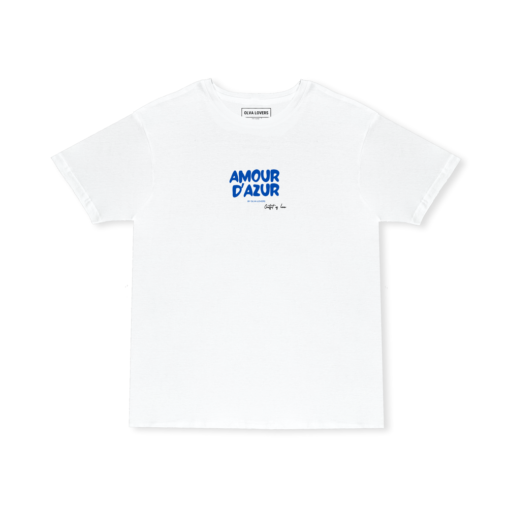 T-shirt AMOUR D'AZUR bleu