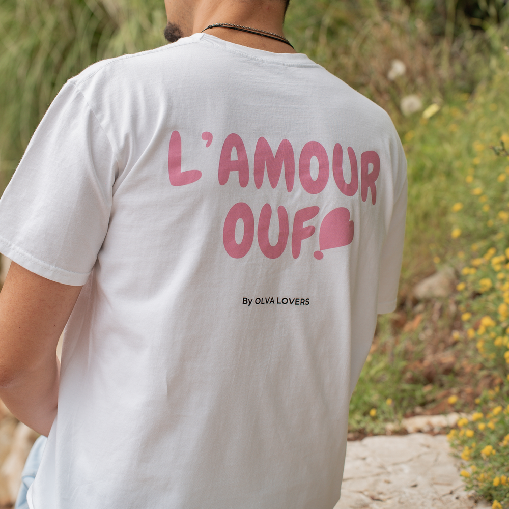 T-shirt L'AMOUR OUF Rose