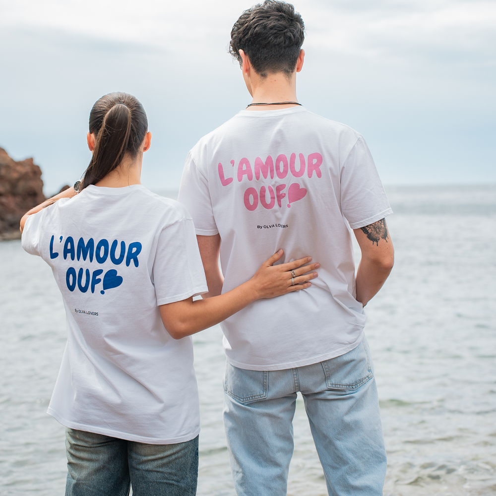 T-shirt L'AMOUR OUF Rose
