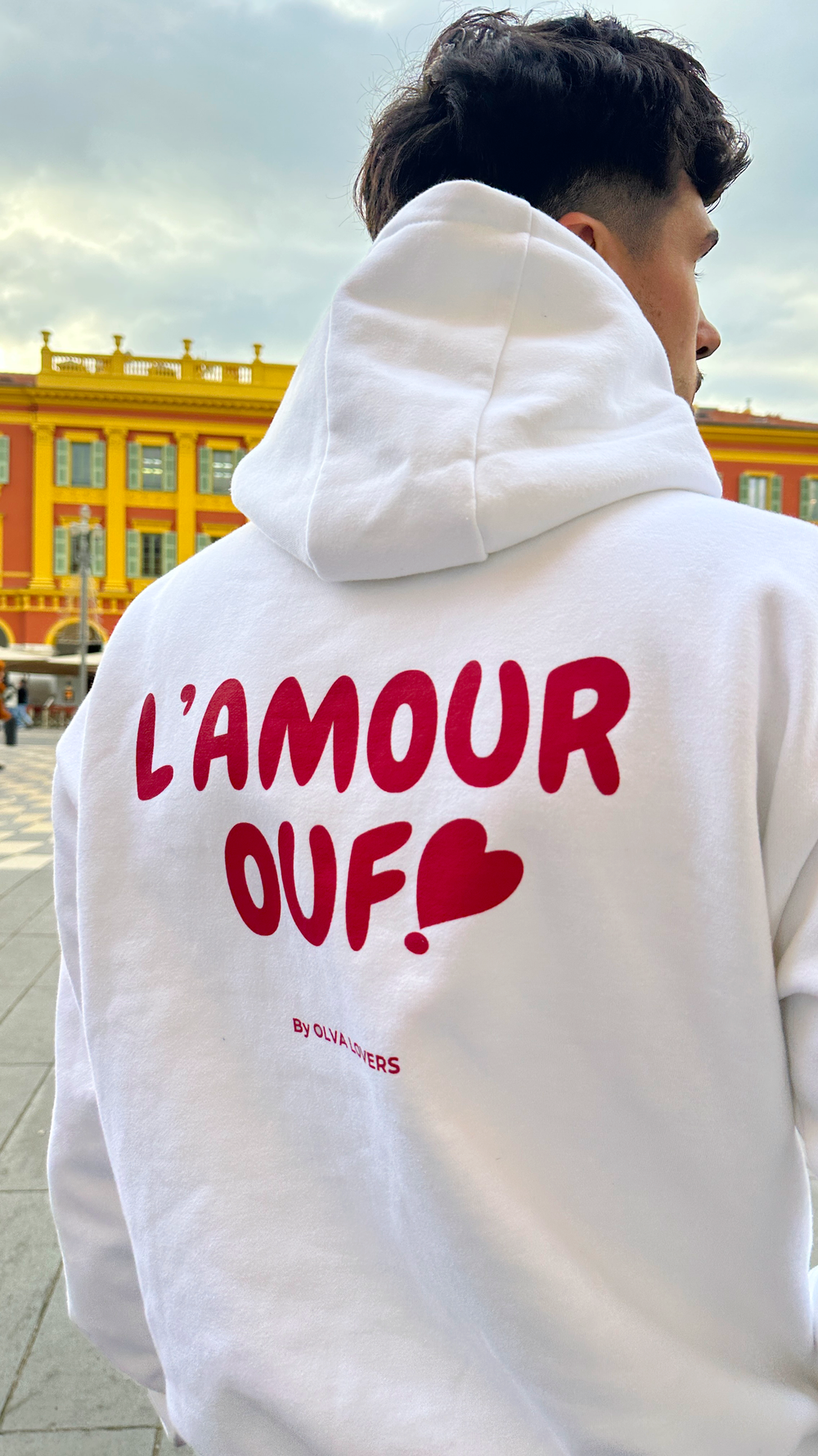 Sweat oversize "L'amour ouf"