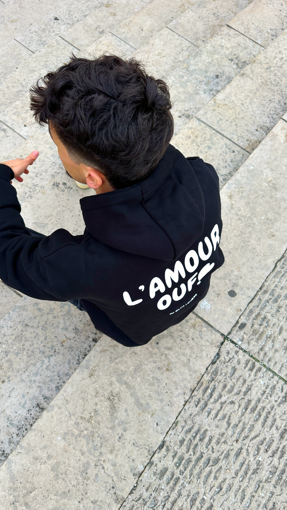 Sweat oversize "L'amour ouf"