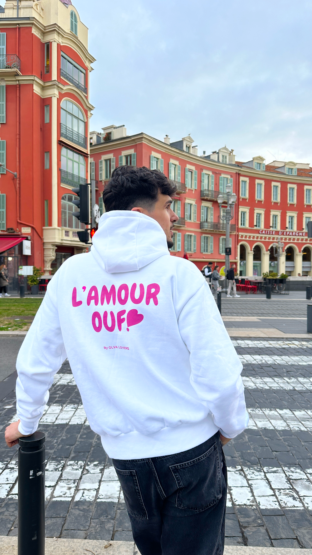 Sweat oversize "L'amour ouf"