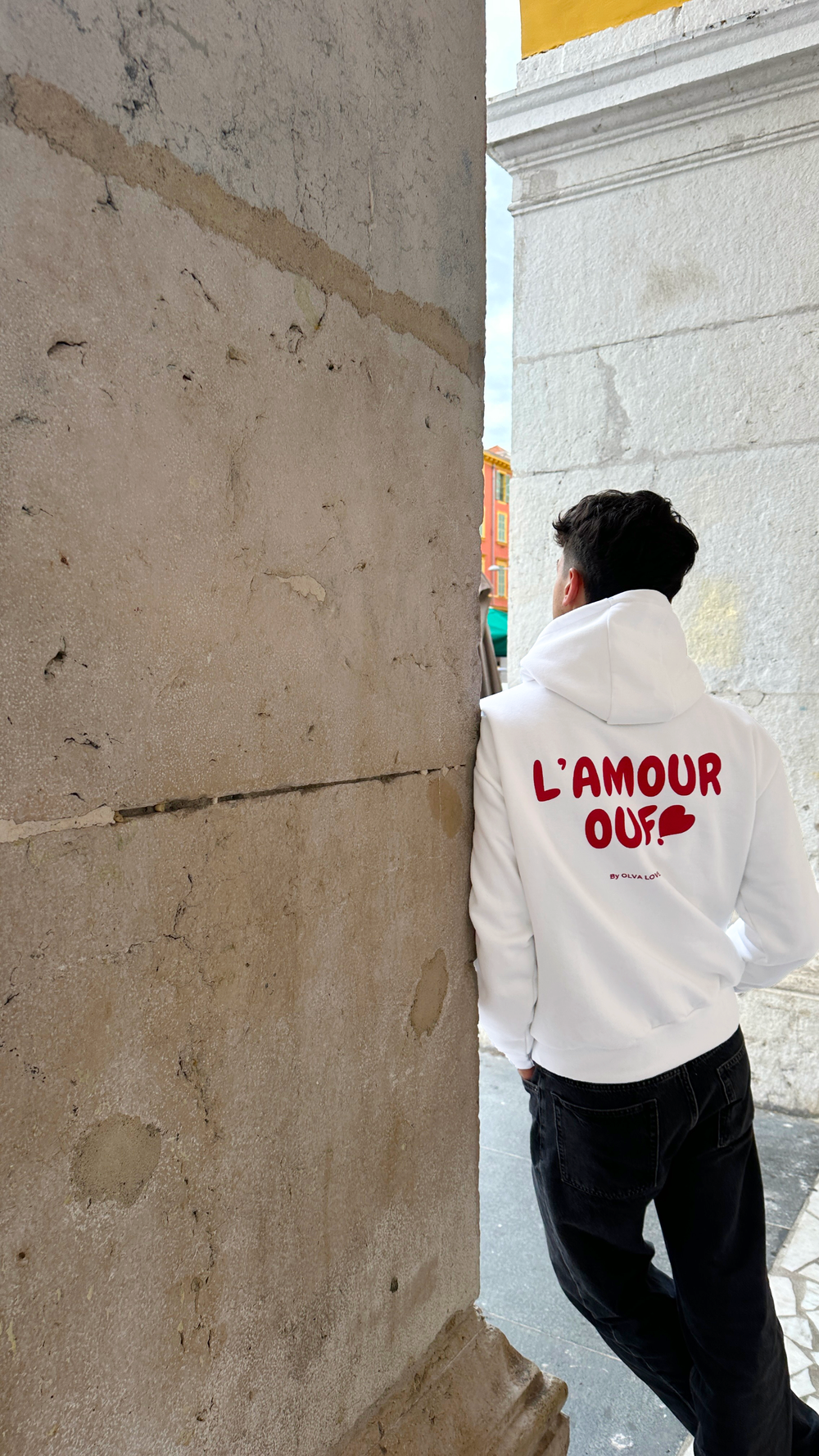 Sweat oversize "L'amour ouf"