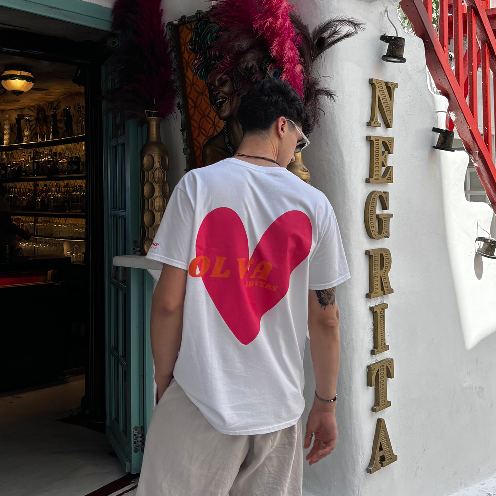 T-shirt GRAND COEUR rose orange